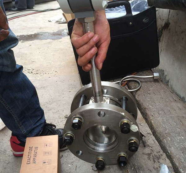 新鄉(xiāng)**電廠渦街流量計調(diào)試現(xiàn)場